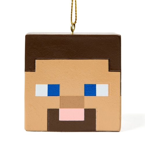 Minecraft Steve Head 3D Ornament