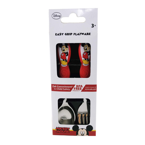 Mickey Mouse 2pce Stainless Steel Cutlery Set
