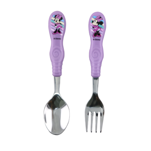 Minnie Mouse 2pc Stainless Steel Cutlery