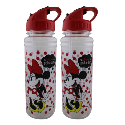 Disney Minnie Mouse 769ml Soft Spout Tritan Bottle - 2 Pack