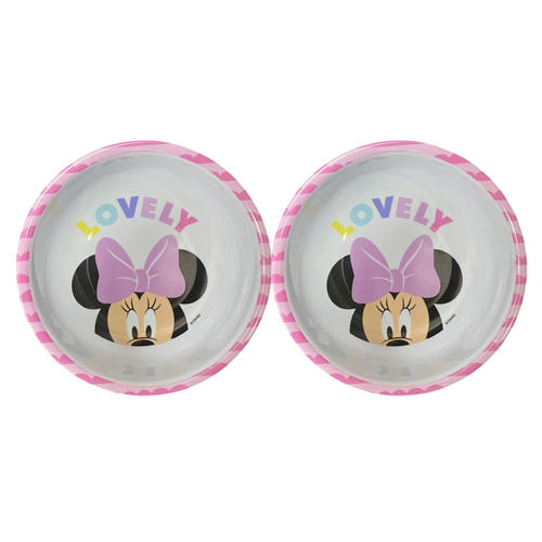 Minnie Mouse Melamine Bowl - 2 Pack