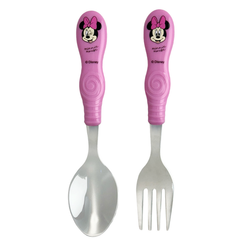 Minnie Mouse 2pc Stainless Steel Cutlery