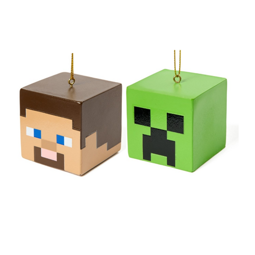 Minecraft 3D Ornaments - 2 Pack