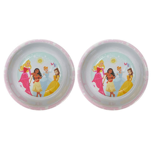 Disney Princess Melamine Bowl - 2 Pack