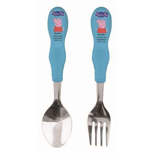 Peppa Pig 2 piece Stainless Steel Cutlery Set