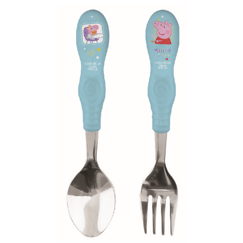 Peppa Pig 2 piece Stainless Steel Cutlery Set - Yummy Time