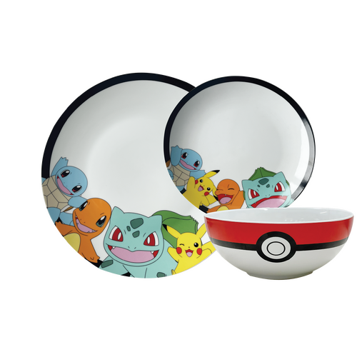 Pokemon 12 piece Ceramic Dinner Set