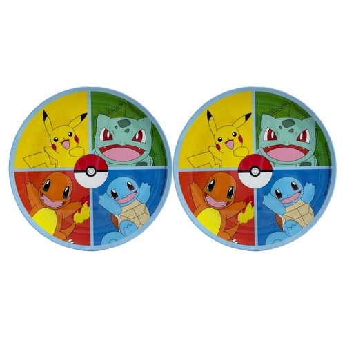 Pokemon Melamine Plate - 2 Pack