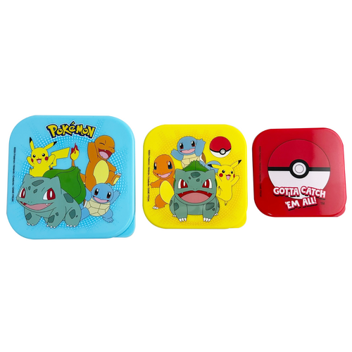 Pokemon 3pk Nested Containers 