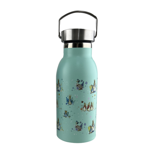 Beatrix Potter 400ml Stainless Steel Camping Bottle Green