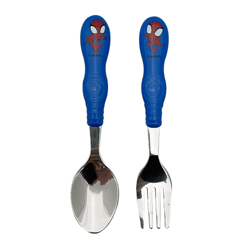 Spiderman 2pce Stainless Steel Cutlery
