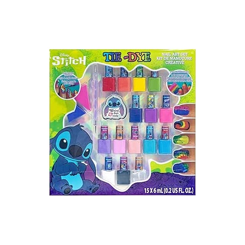 Stitch 18 piece Tie Dye Nail Polish Set