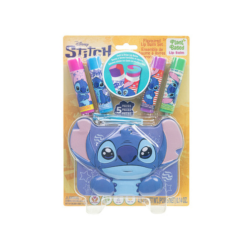 Stitch 4pk Lip Balms with Shaped Tin