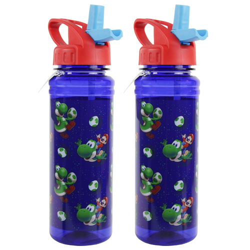 Super Mario 769mL Soft Spout Bottle - 2 Pack