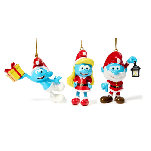 Smurfs 3D Ornament - 3 Pack