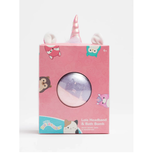 Squishmallows Bath Bomb & Shaped Headband Set 2pc