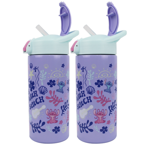 Stitch 577ml Vector Stainless Steel Bottle - 2 Pack