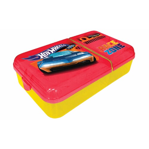 Hot Wheels 2 Compartment Lunch Box